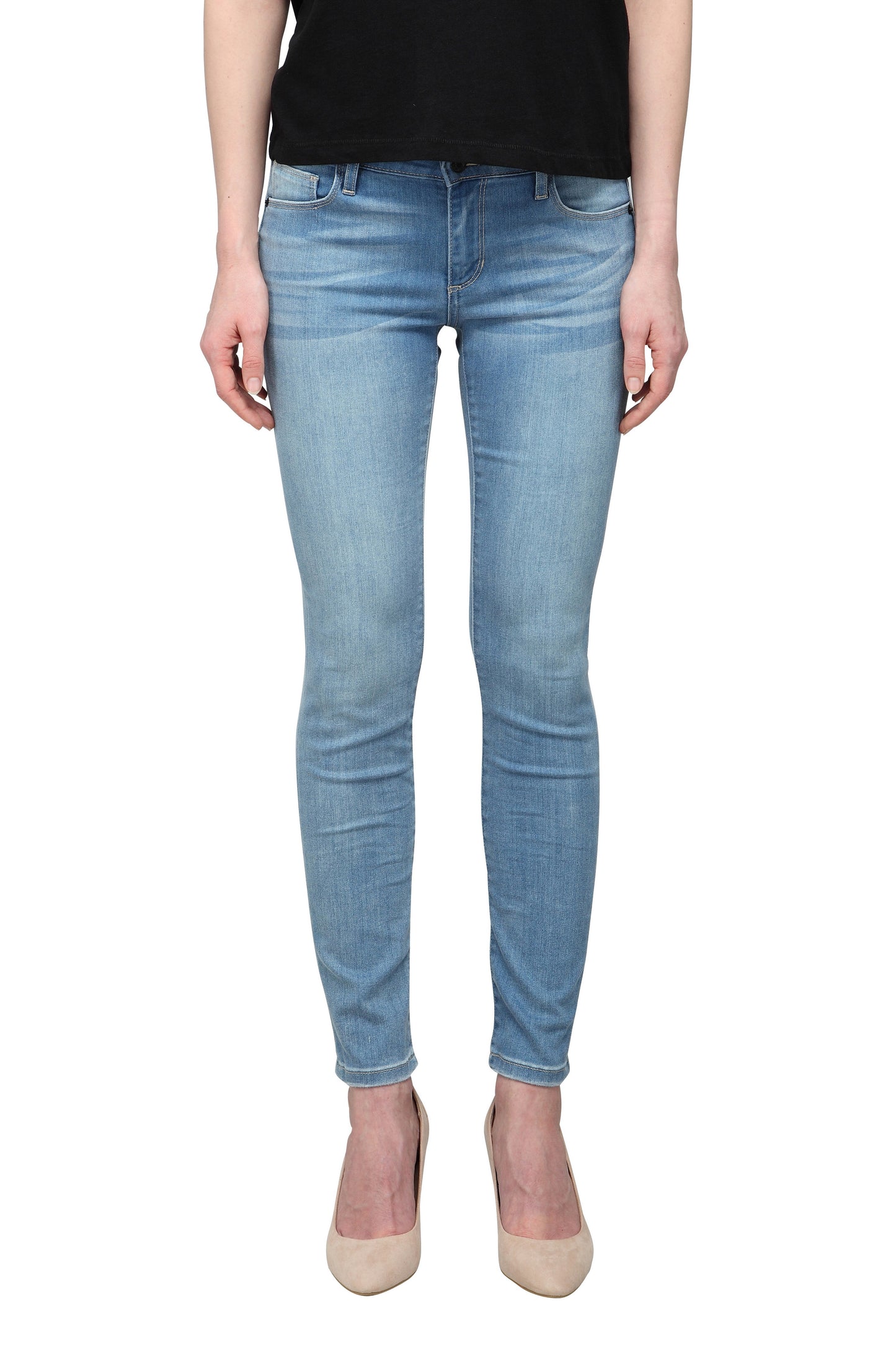 Pensee-AK (Light Blue Skinny Ankle Jeans)