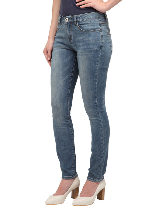Lilas (Plain Blue Skinny Jeans)