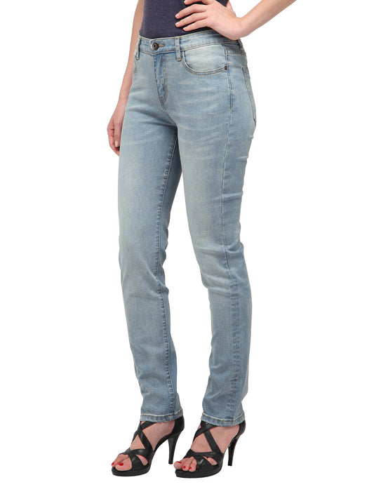 Souci (Light Blue Straight Jeans)