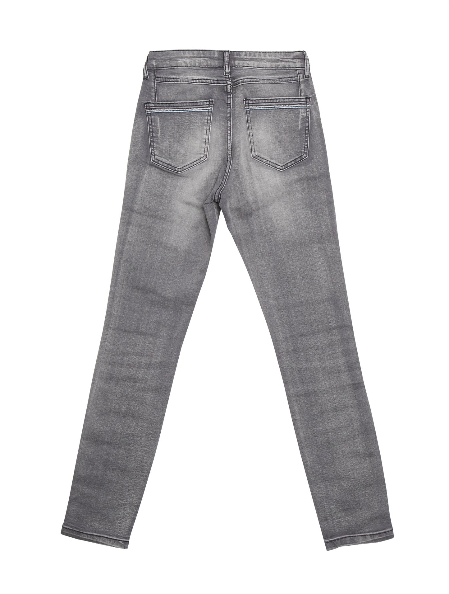 Digitale-AK (Light Grey Skinny Ankle Jeans)