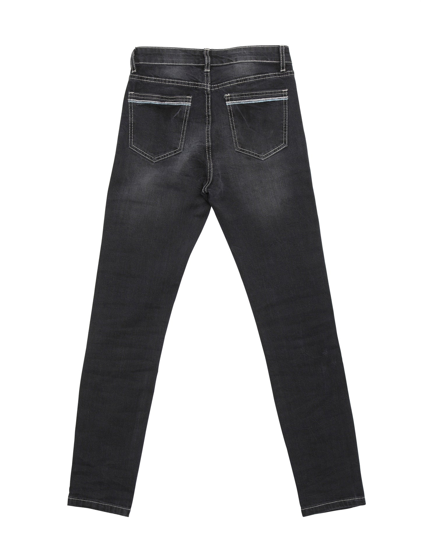 Lavende-AK (Dark Blue Skinny Ankle Jeans)