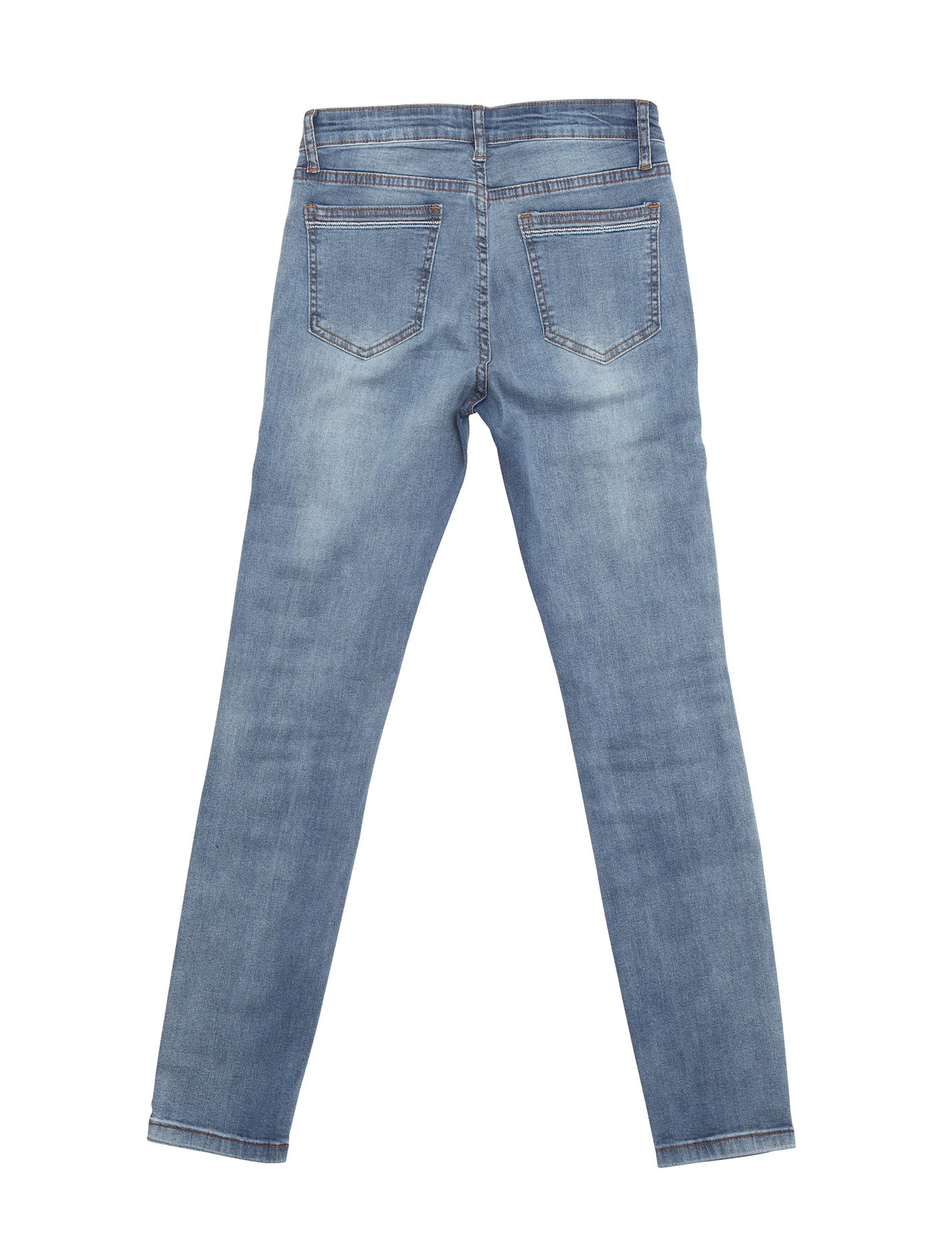 Azalee-AK (Distressed Light Blue Skinny Ankle Jeans)