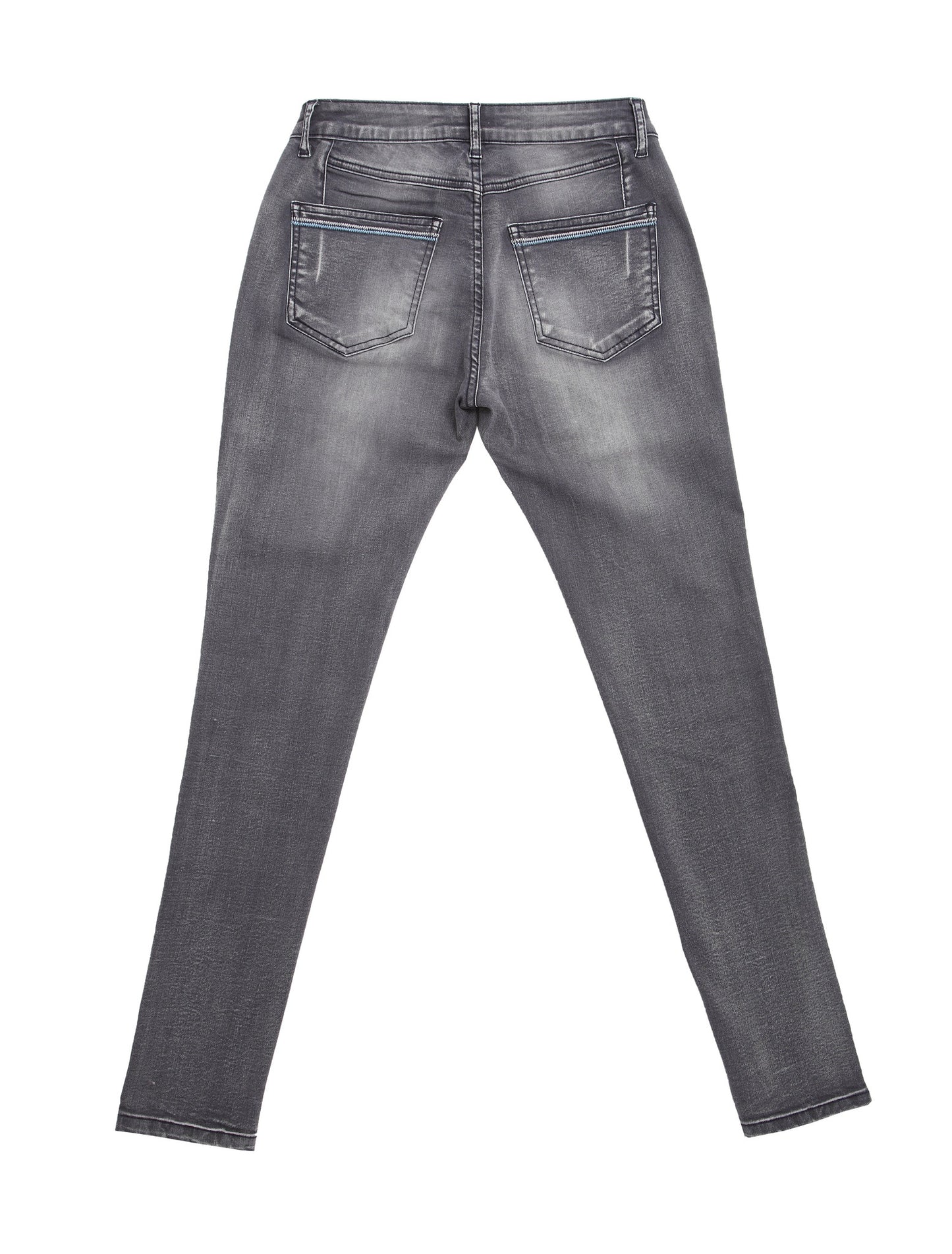Digitale (Light Grey Mid-rise Skinny Jeans)
