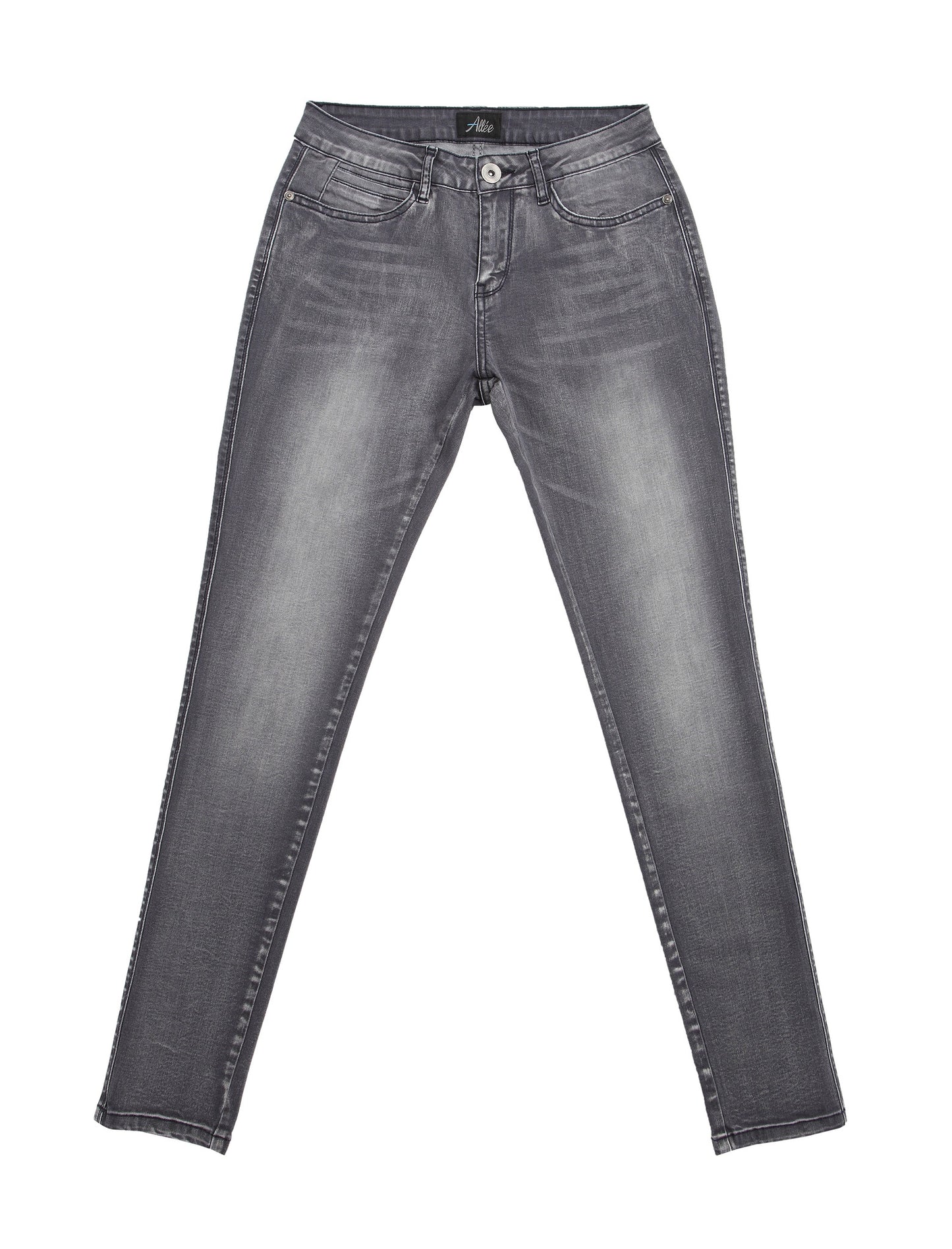 Digitale (Light Grey Mid-rise Skinny Jeans)