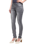 Digitale (Light Grey Mid-rise Skinny Jeans)