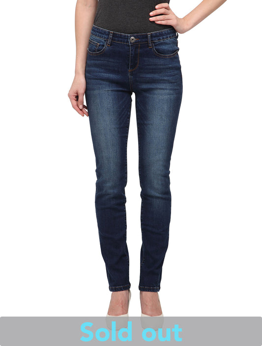 Tulipe (Dark Blue Straight Jeans)