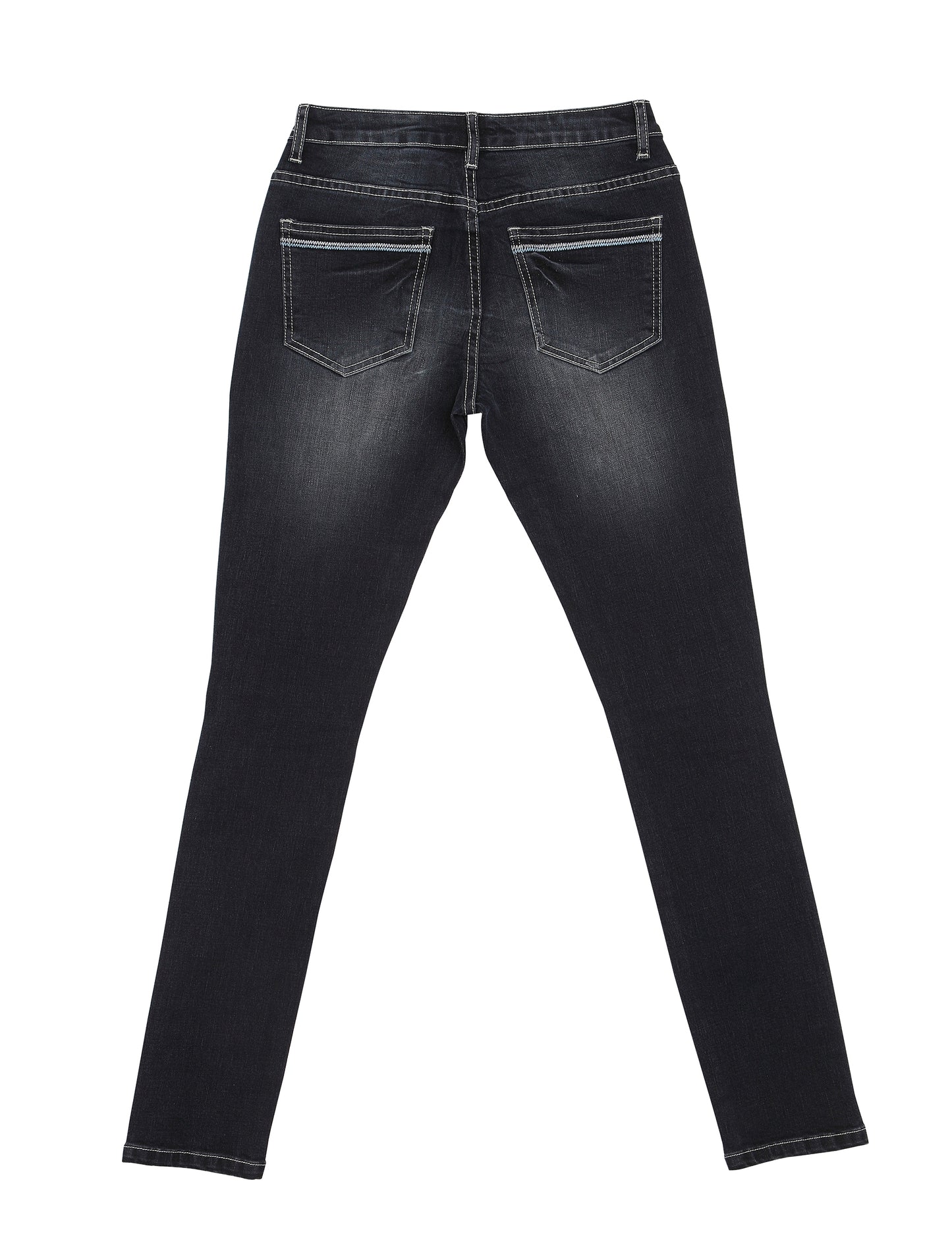 Magnolia (Distressed Dark Blue Skinny Jeans)