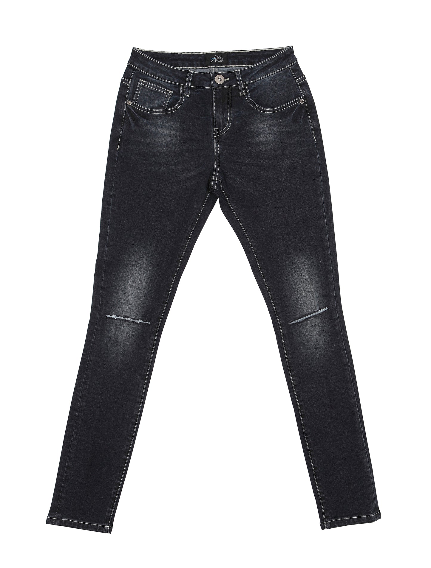 Magnolia (Distressed Dark Blue Skinny Jeans)