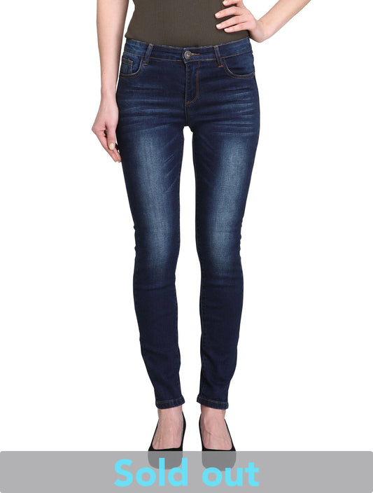 Acacia-AK (Dark Blue Skinny Ankle Jeans)