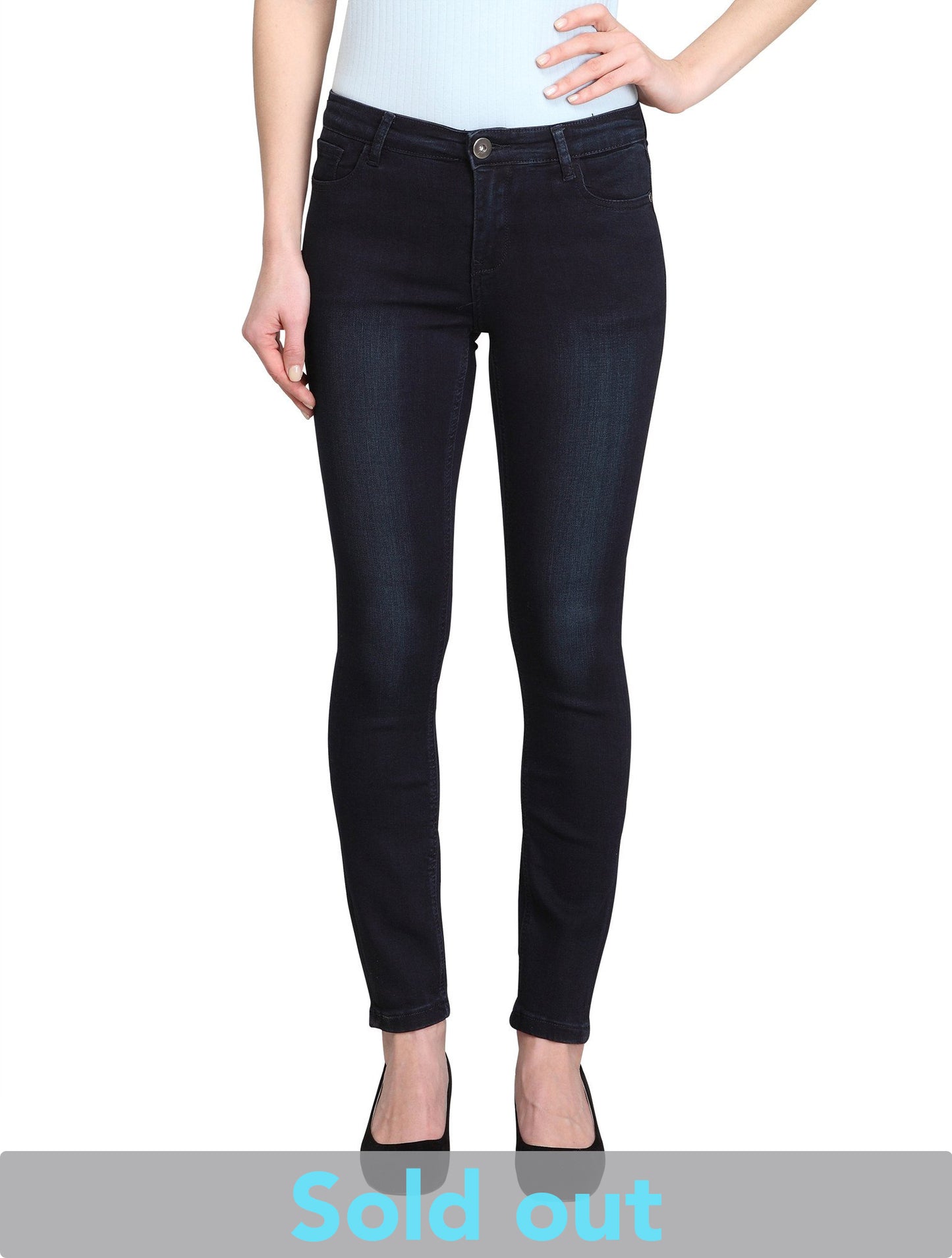 Lis-AK (Dark Blue Skinny Ankle Jeans)