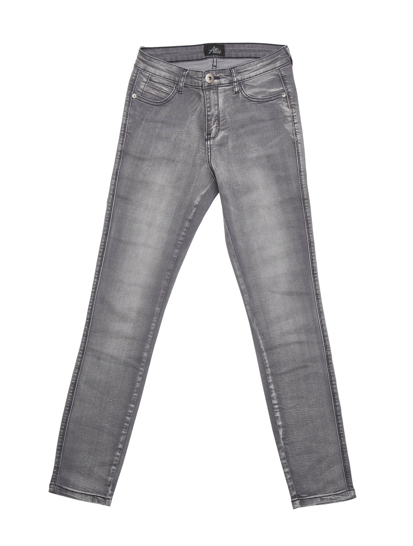 Digitale-AK (Light Grey Skinny Ankle Jeans)